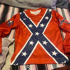 Women's Red and Blue Star Sweatshirt